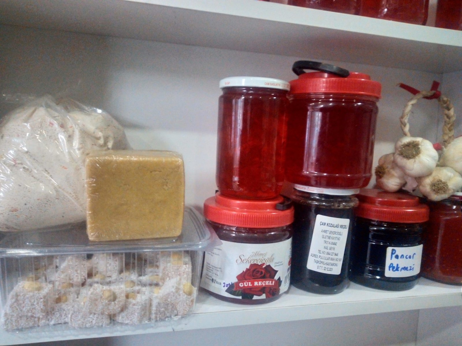 YÖRESEL ÜRÜNLER ŞEKERLEME TAŞKÖPRÜ SARIMSAĞI